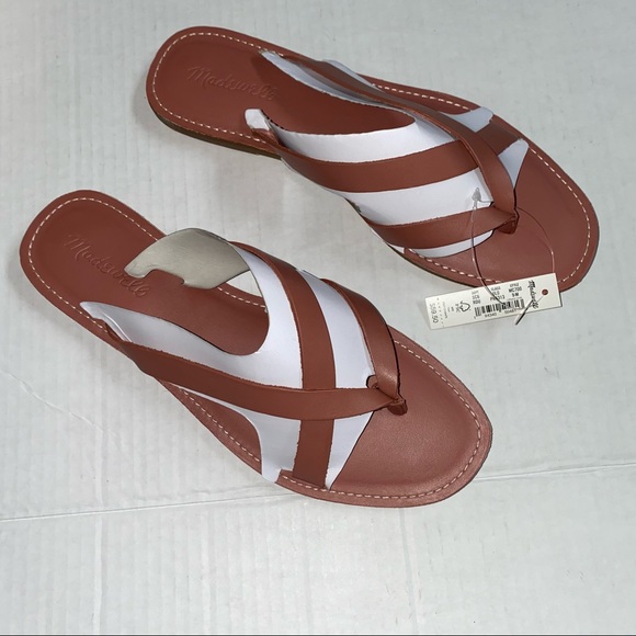 Madewell The Boardwalk Risa Rose Dust Flip Flop NWT - Picture 10 of 13